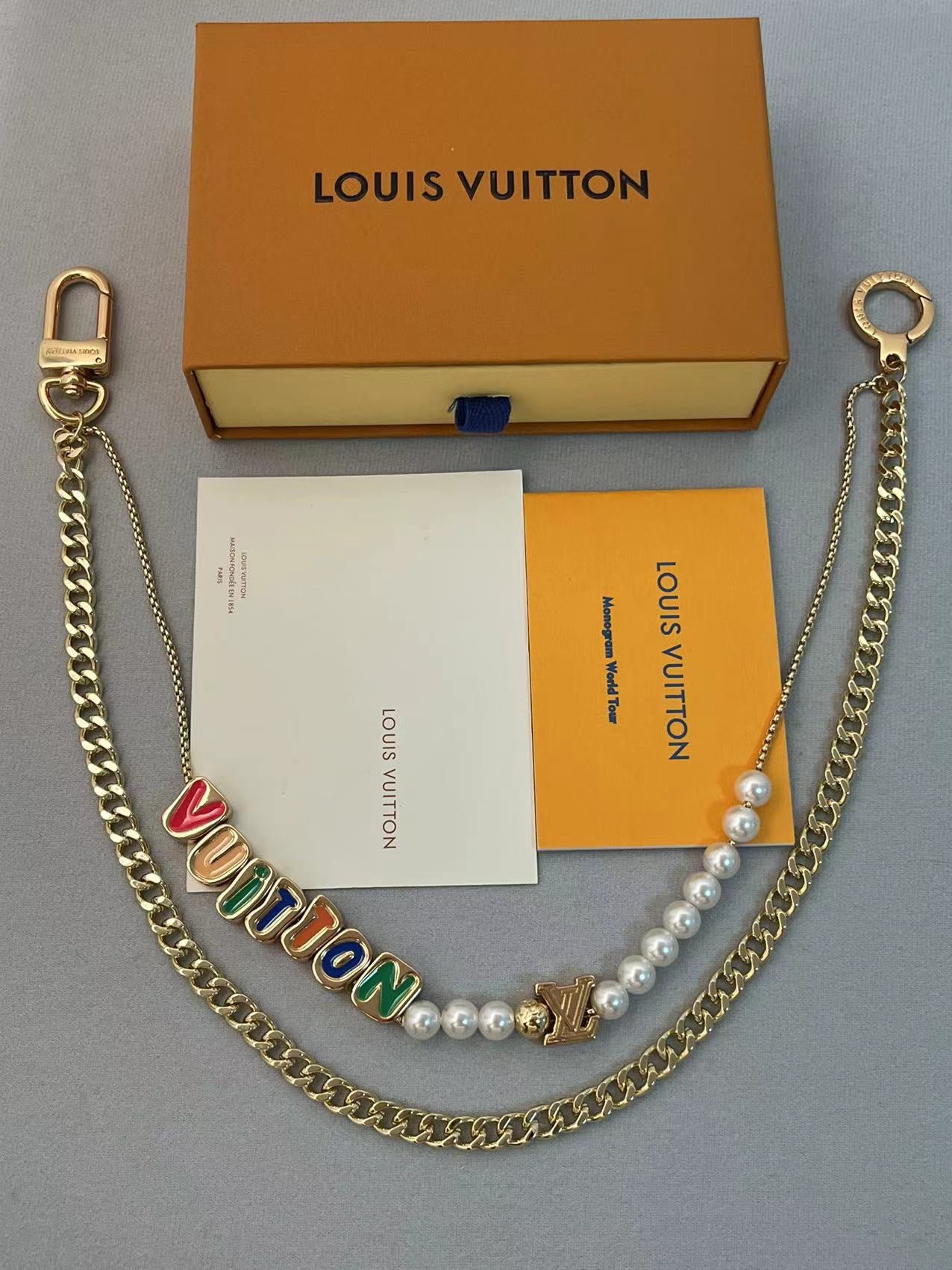 Louis Vuitton Beaded Double Chain Belt