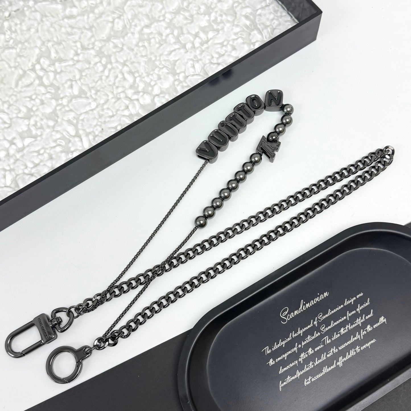 Louis Vuitton Double Chain Belt & Bag Charm
