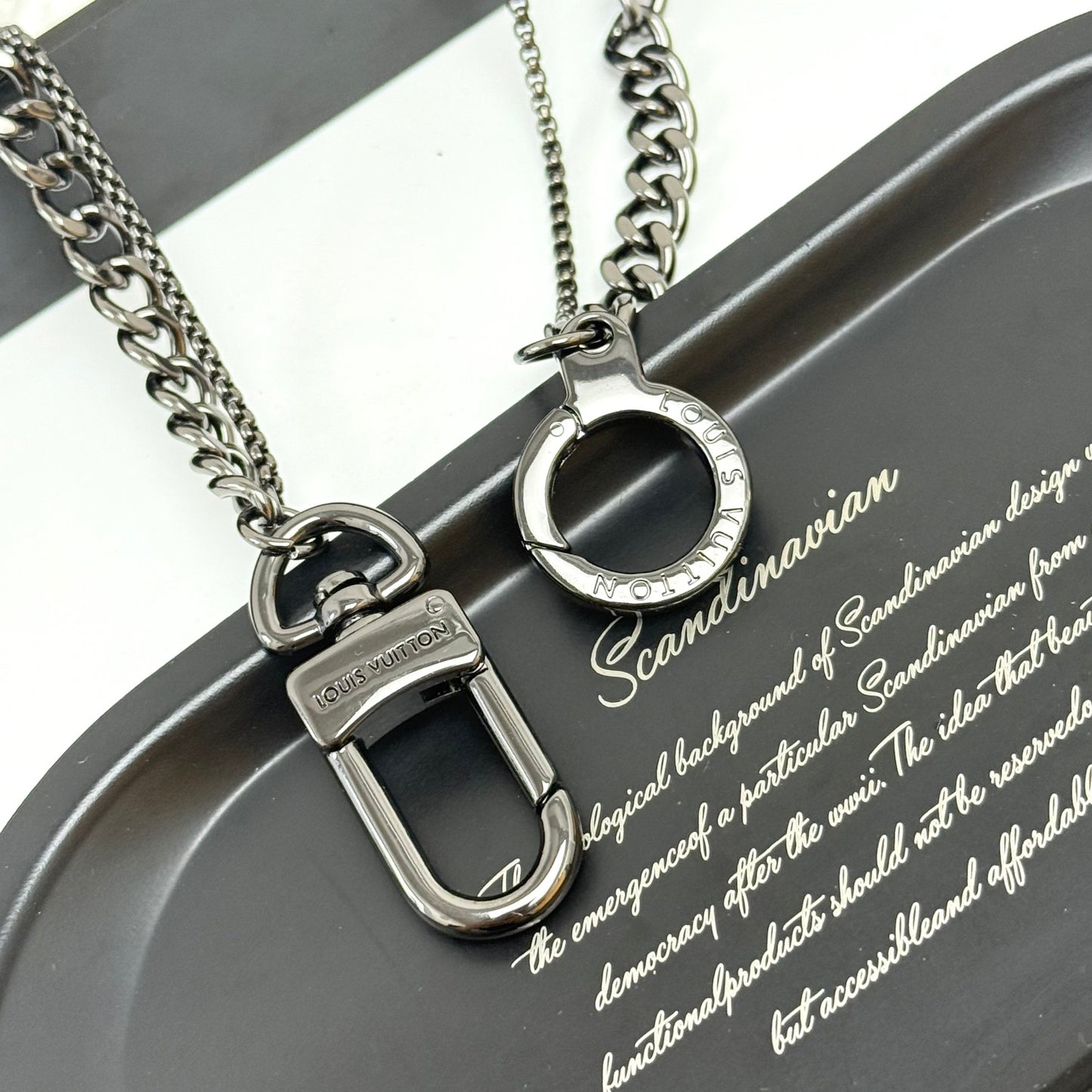 Louis Vuitton Double Chain Belt & Bag Charm