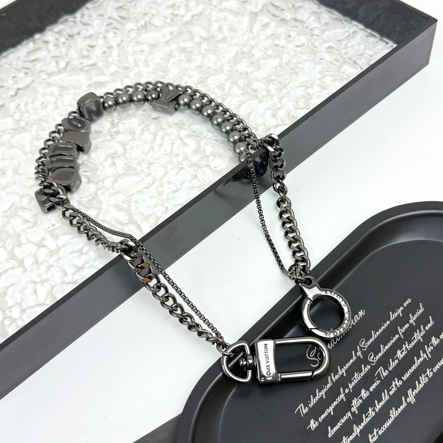 Louis Vuitton Double Chain Belt & Bag Charm