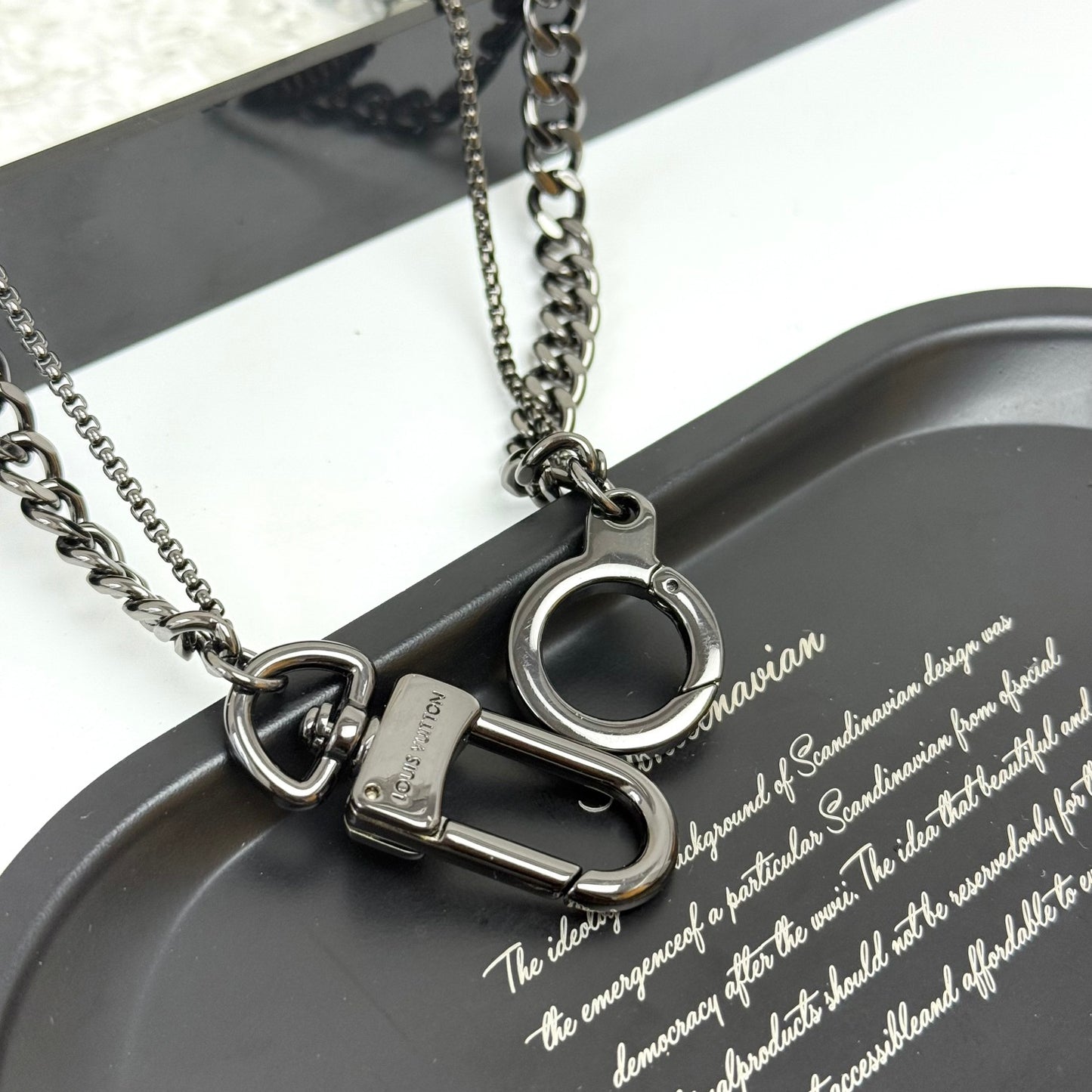 Louis Vuitton Double Chain Belt & Bag Charm