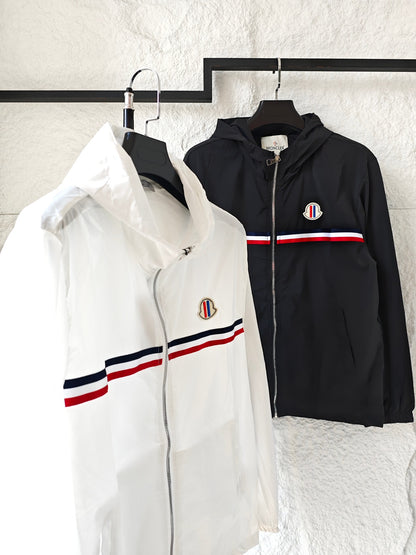 Moncler Lightweight Hooded Sun Protection Jacket