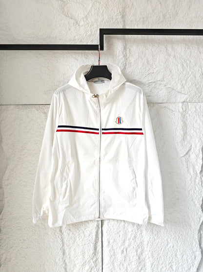 Moncler Lightweight Hooded Sun Protection Jacket
