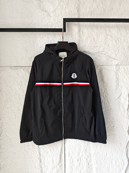 Moncler Lightweight Hooded Sun Protection Jacket
