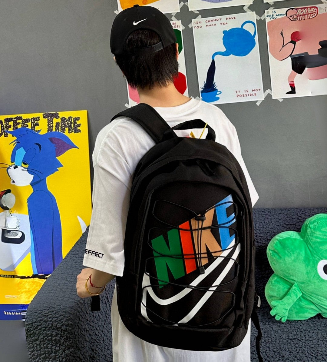 Nike Rainbow Drawstring Unisex Backpack