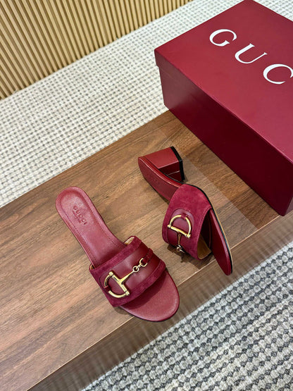 Gucci D-Horsebit Mule Sandals