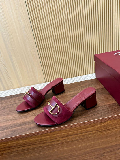 Gucci D-Horsebit Mule Sandals