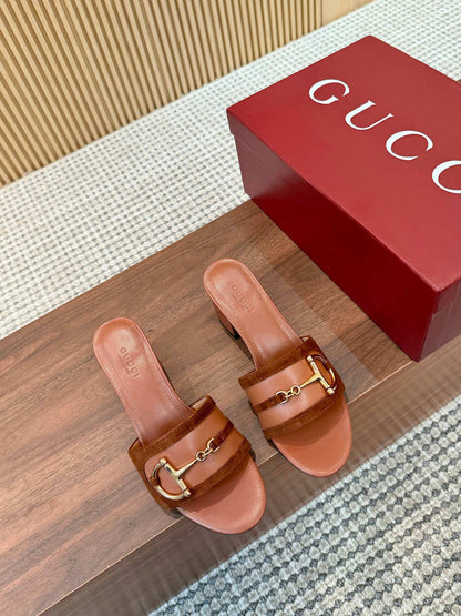 Gucci D-Horsebit Mule Sandals