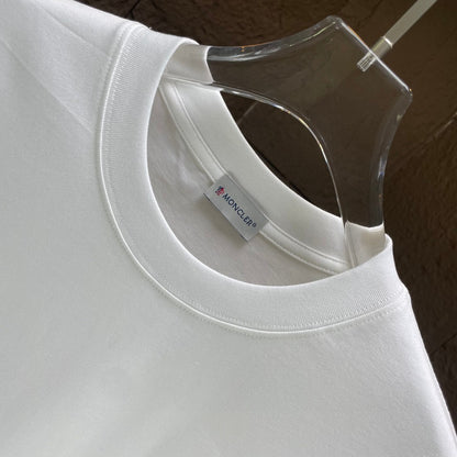 Moncler Cotton Embroidered T-Shirt – 2025 Spring/Summer Collection