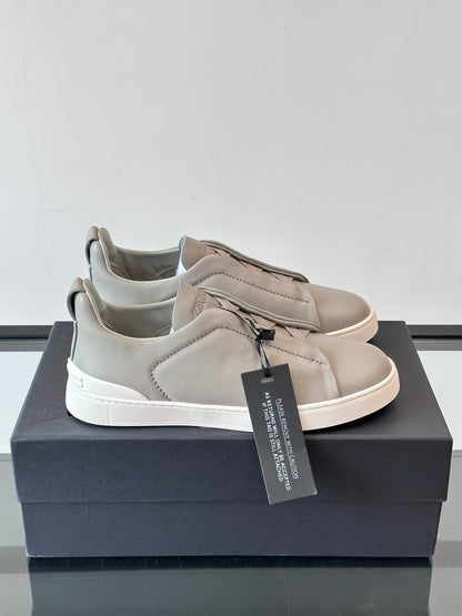 Zegna Men's Low-Top Leather Sneakers