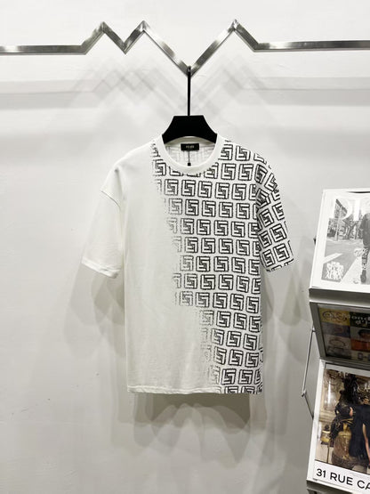 Fendi Gradient Logo Round Neck T-Shirt – 2025SS Collection