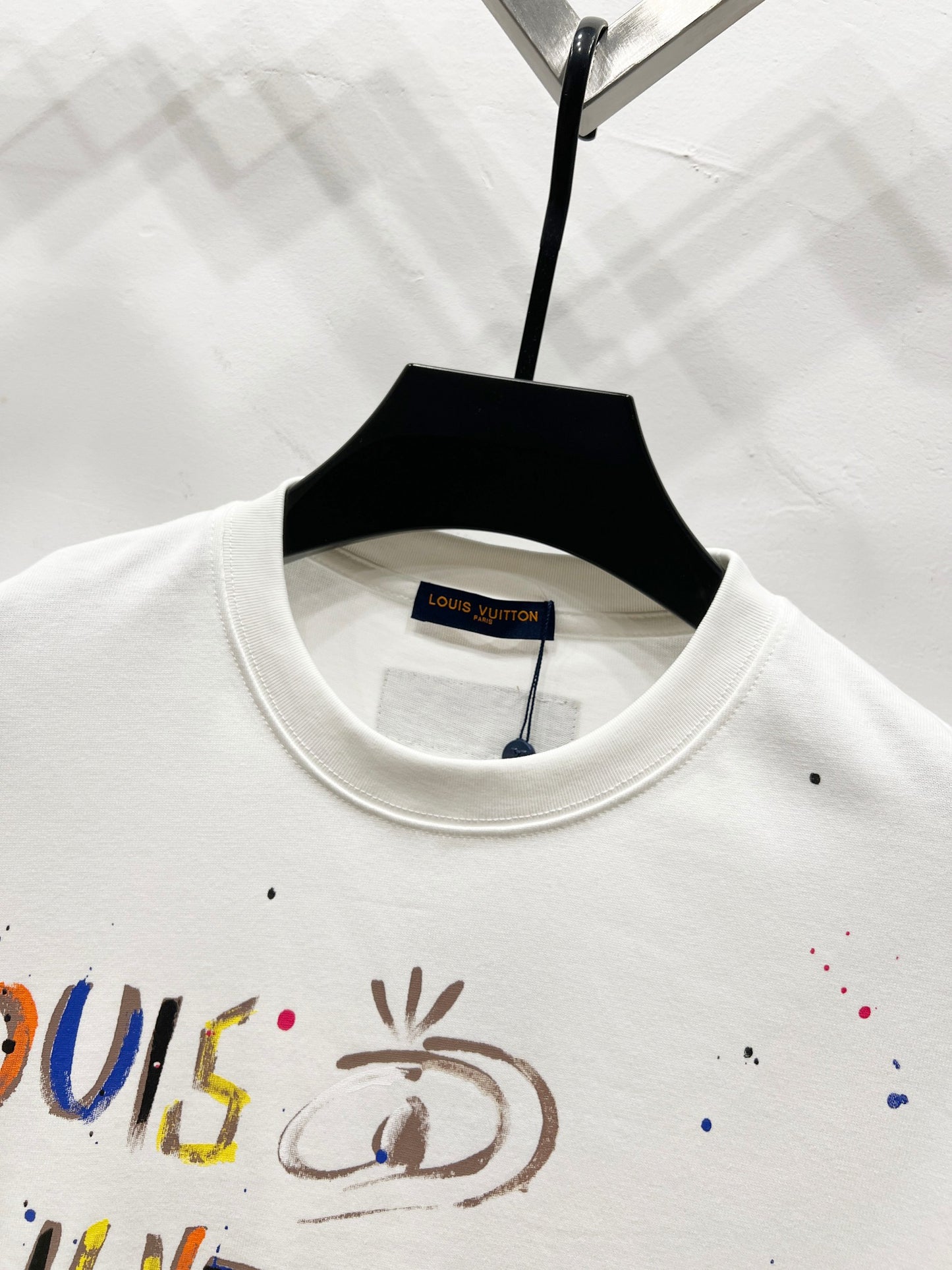Louis Vuitton Universe Graffiti Paint Splatter T-Shirt – 2025SS