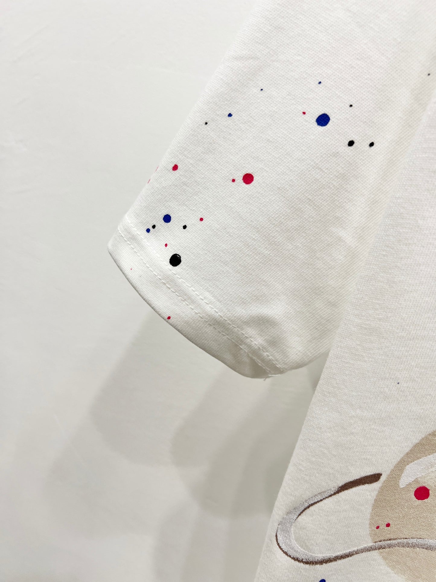 Louis Vuitton Universe Graffiti Paint Splatter T-Shirt – 2025SS