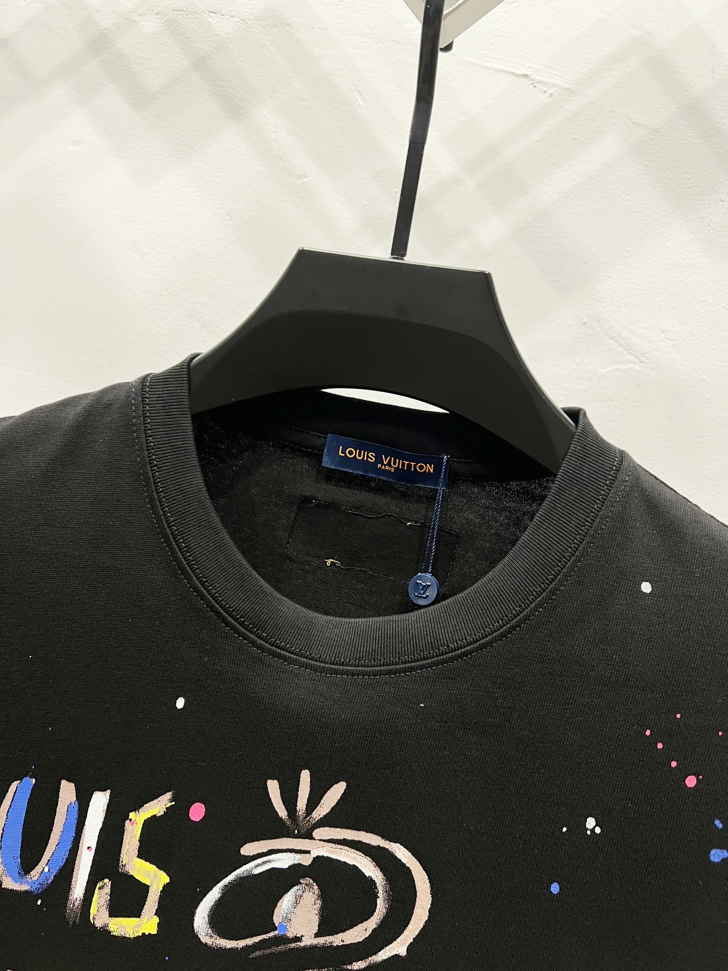 Louis Vuitton Universe Graffiti Paint Splatter T-Shirt – 2025SS