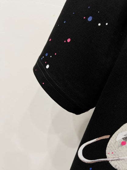 Louis Vuitton Universe Graffiti Paint Splatter T-Shirt – 2025SS