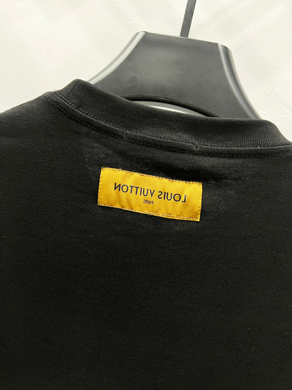 Louis Vuitton Universe Graffiti Paint Splatter T-Shirt – 2025SS
