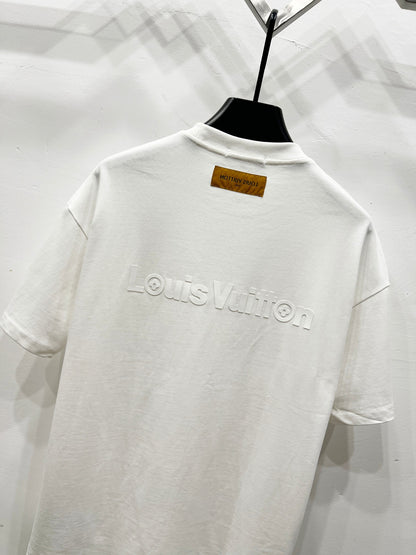 Louis Vuitton Classic Logo Silicone Embossed T-Shirt – 25SS