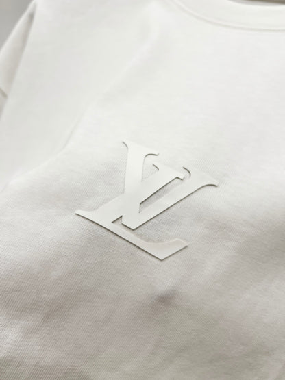 Louis Vuitton Classic Logo Silicone Embossed T-Shirt – 25SS