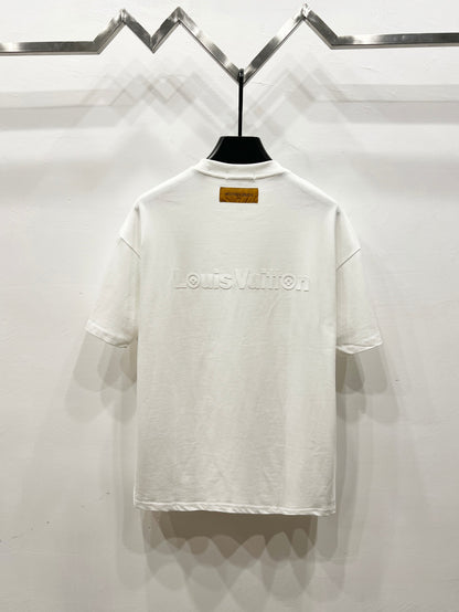 Louis Vuitton Classic Logo Silicone Embossed T-Shirt – 25SS