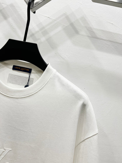 Louis Vuitton Classic Logo Silicone Embossed T-Shirt – 25SS