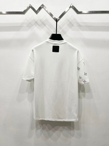 Louis Vuitton Airplane Logo Print T-Shirt – 2025 Summer Collection