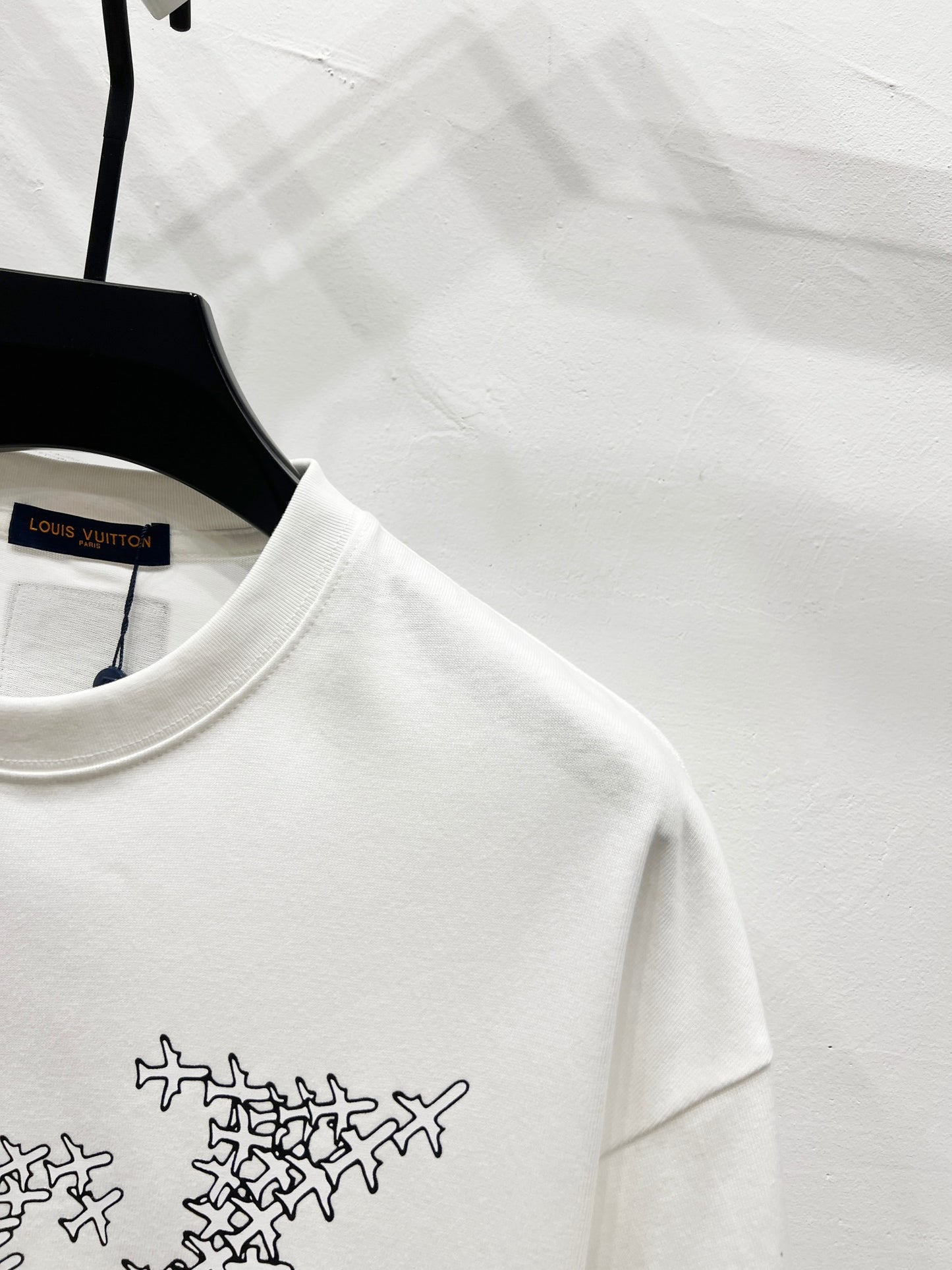 Louis Vuitton Airplane Logo Print T-Shirt – 2025 Summer Collection