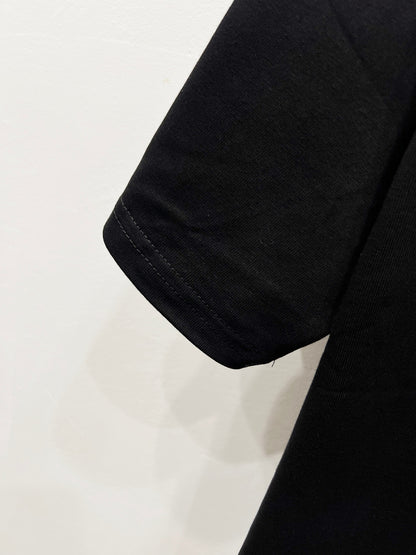 Louis Vuitton Leather Label Pocket Embroidered T-Shirt – 2025 Summer Collection