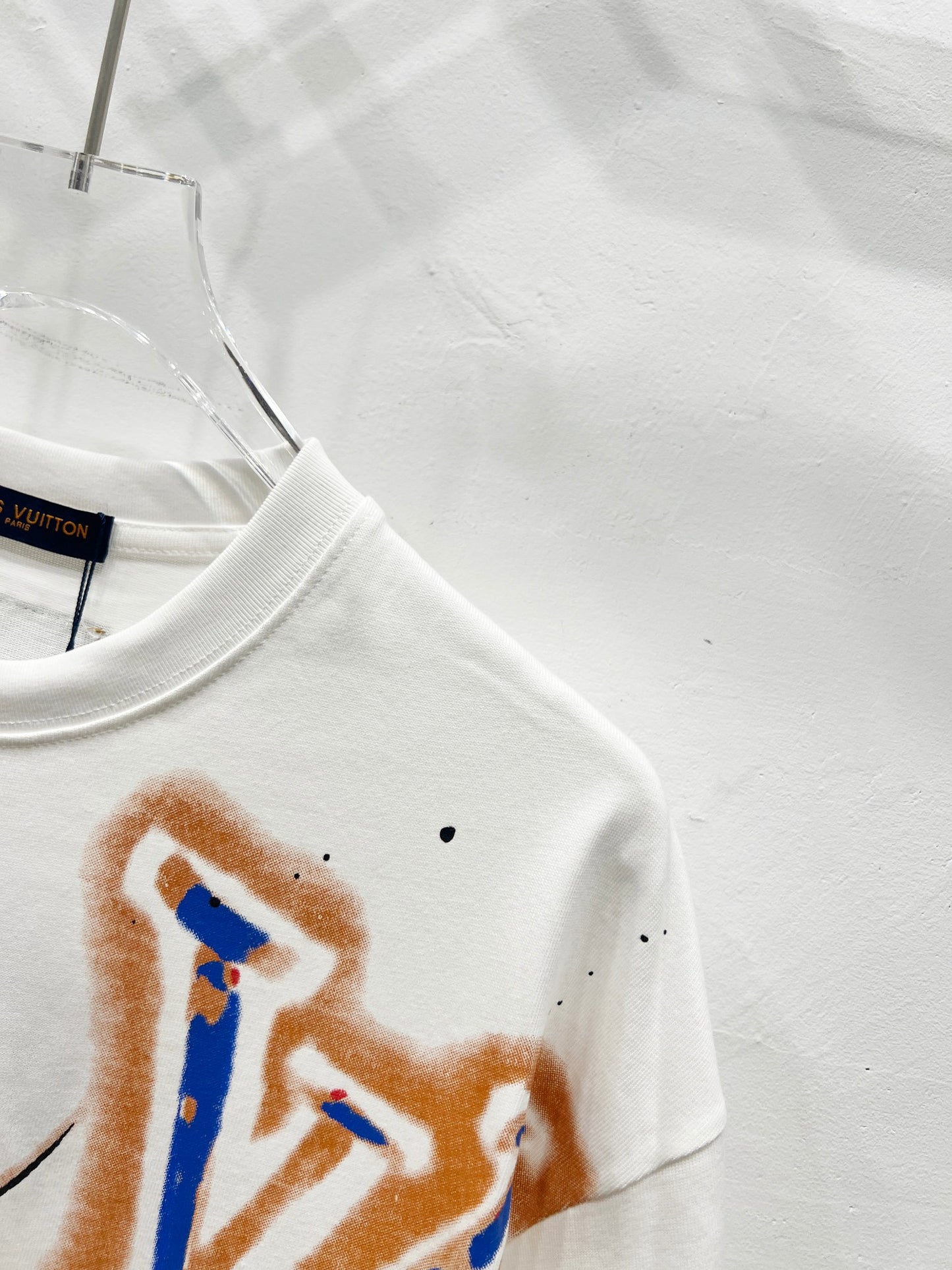 Louis Vuitton Colorful Graffiti Logo T-Shirt – 2025 Summer Collection