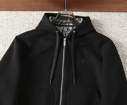 Dior Oblique Monogram Sweatshirt Jacket – 25SS Early Autumn Collection