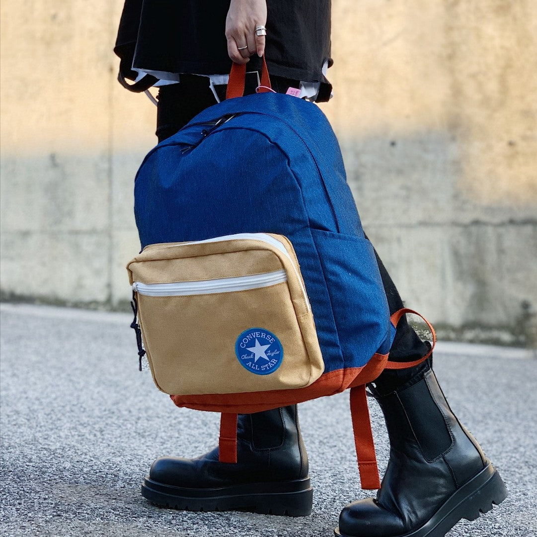 Converse Color-Block Backpack & Shoulder Bag