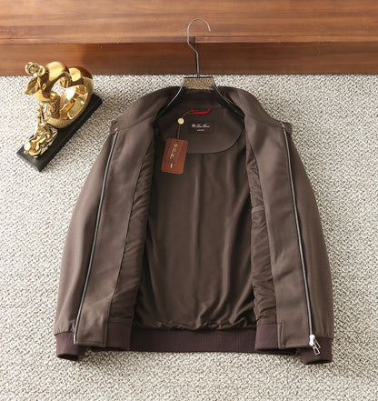 Loro Piana Men's Functional Pilot Bomber Jacket – 2025FW