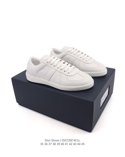 Dior Unisex White Platform Sneakers – Spring/Summer Collection – 25SS