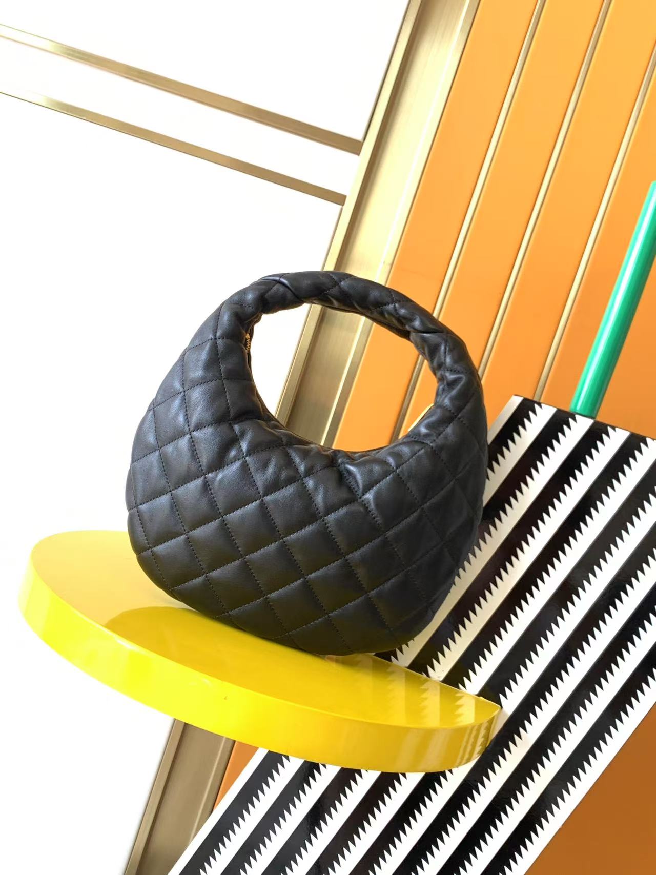 ICARE Baby Lambskin Crescent Bag