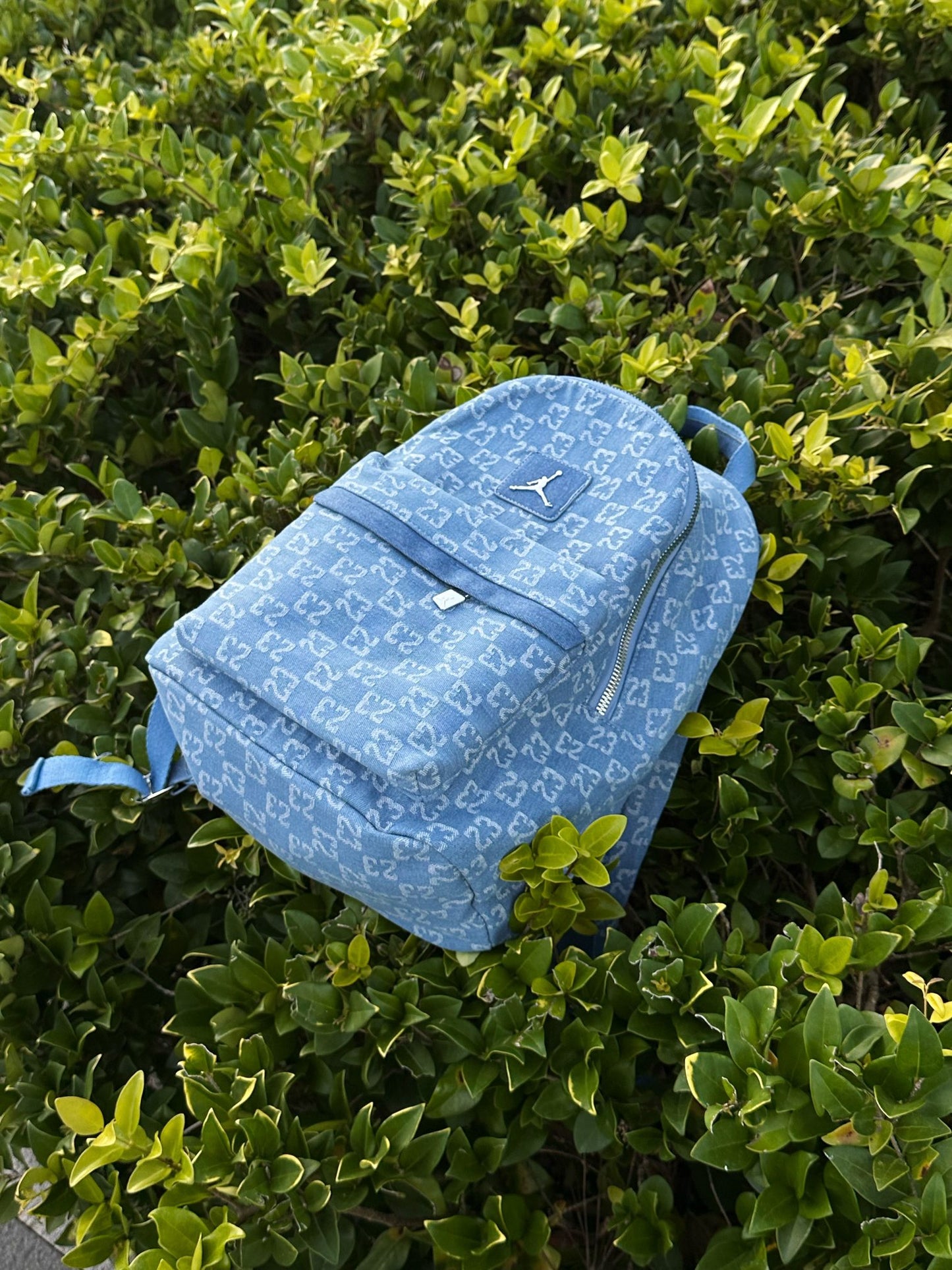 Jordan Monogram Denim Backpack