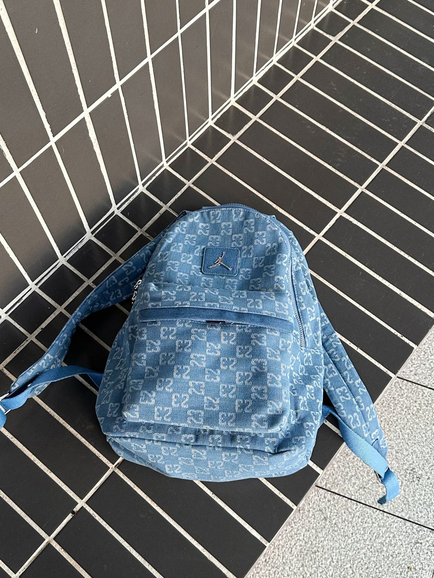 Jordan Monogram Denim Backpack