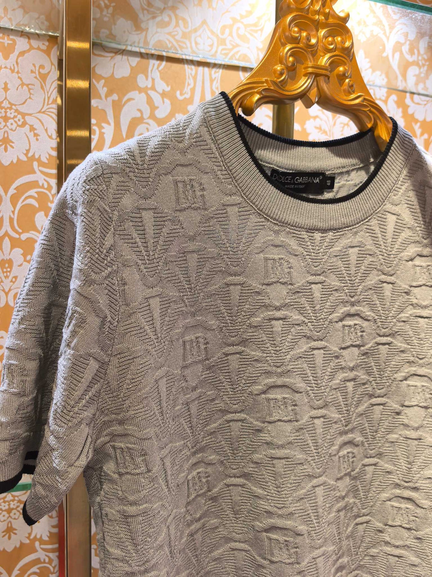 Dolce & Gabbana DG Jacquard Knit Sweater – 2026SS