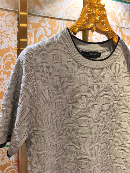 Dolce & Gabbana DG Jacquard Knit Sweater – 2026SS