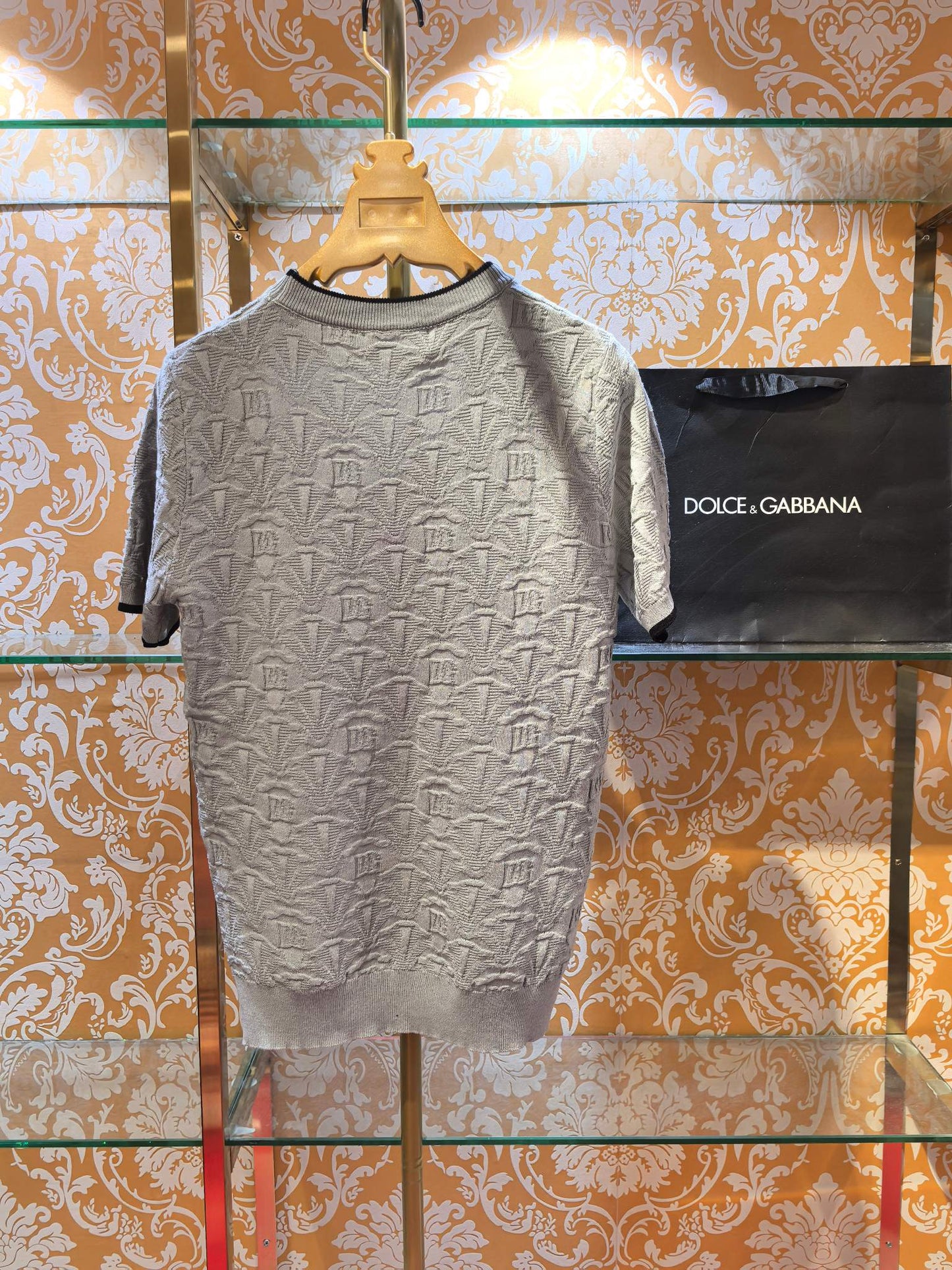 Dolce & Gabbana DG Jacquard Knit Sweater – 2026SS