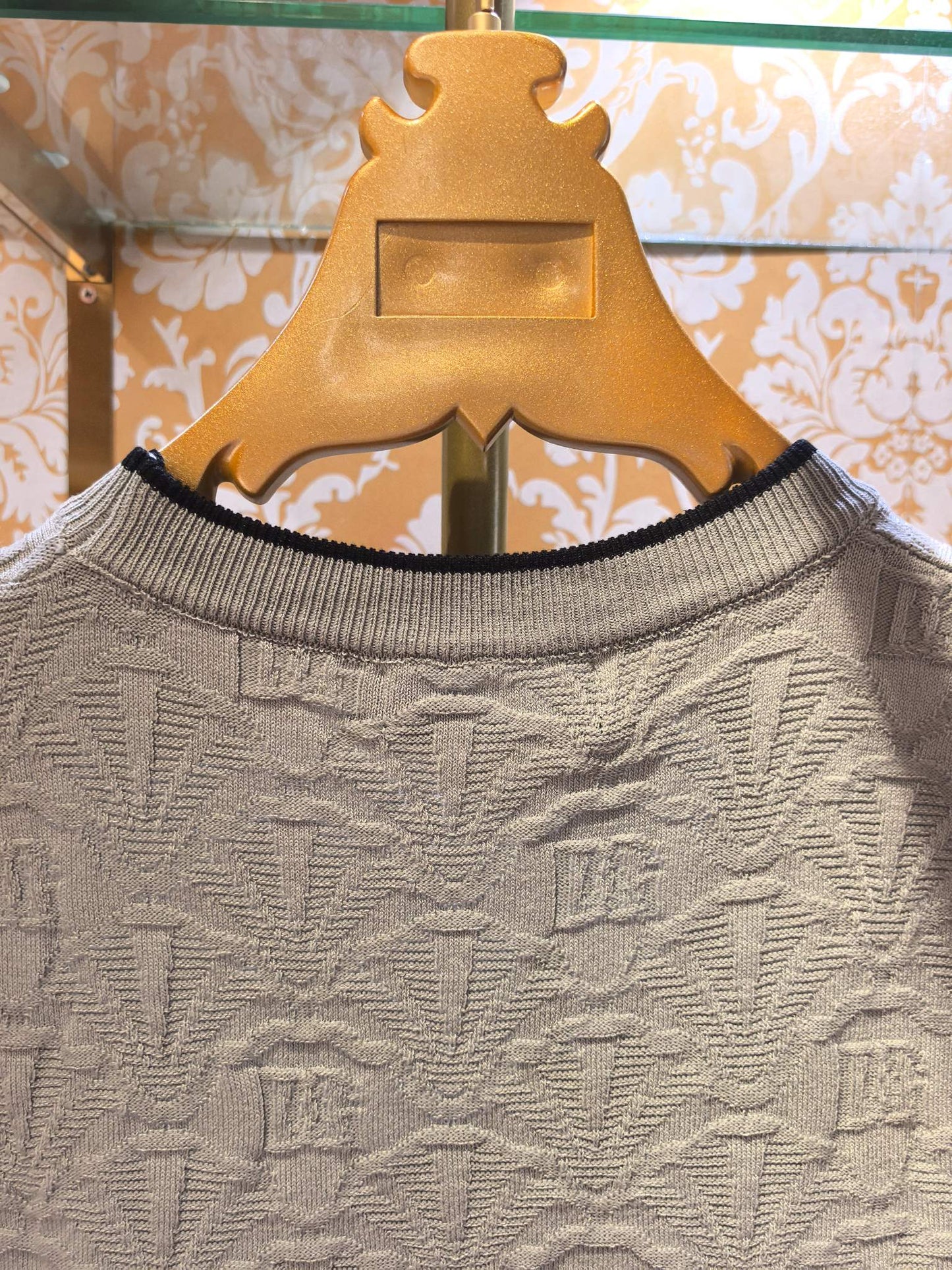 Dolce & Gabbana DG Jacquard Knit Sweater – 2026SS