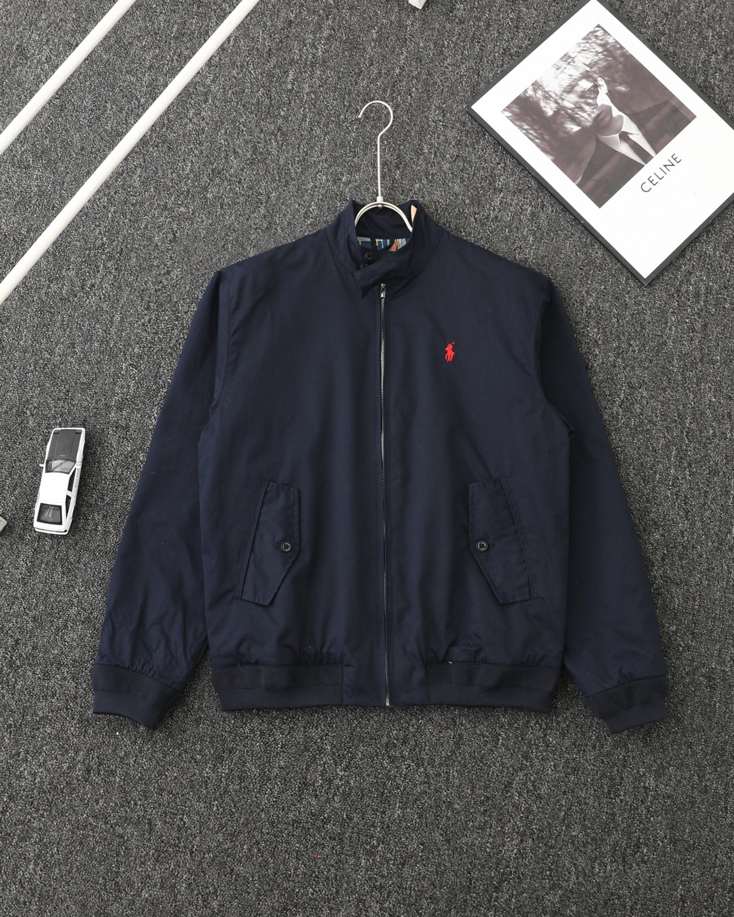 Ralph Lauren Old Money Stand-Collar Workwear Jacket