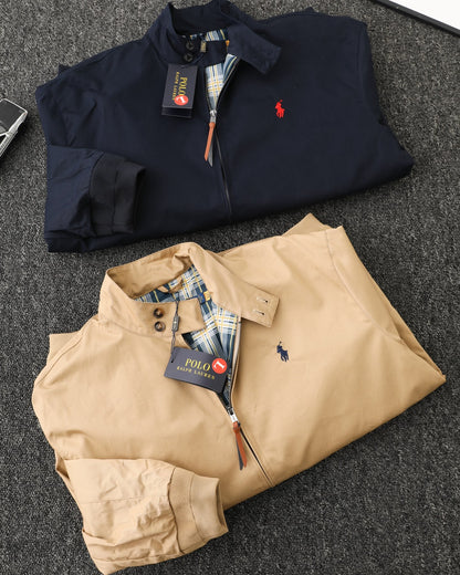 Ralph Lauren Old Money Stand-Collar Workwear Jacket