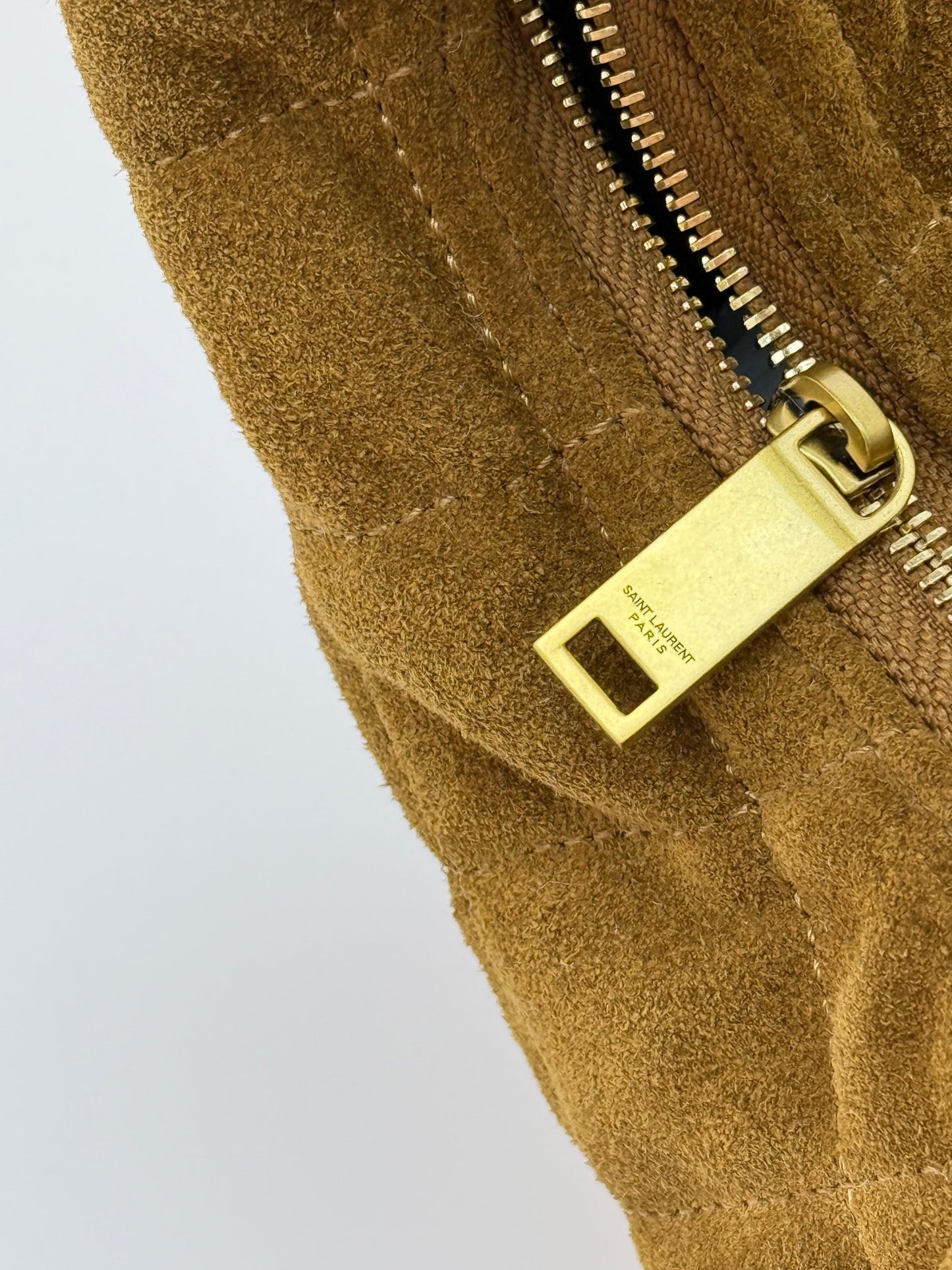 ICARE Baby Suede Crescent Bag