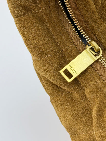 ICARE Baby Suede Crescent Bag