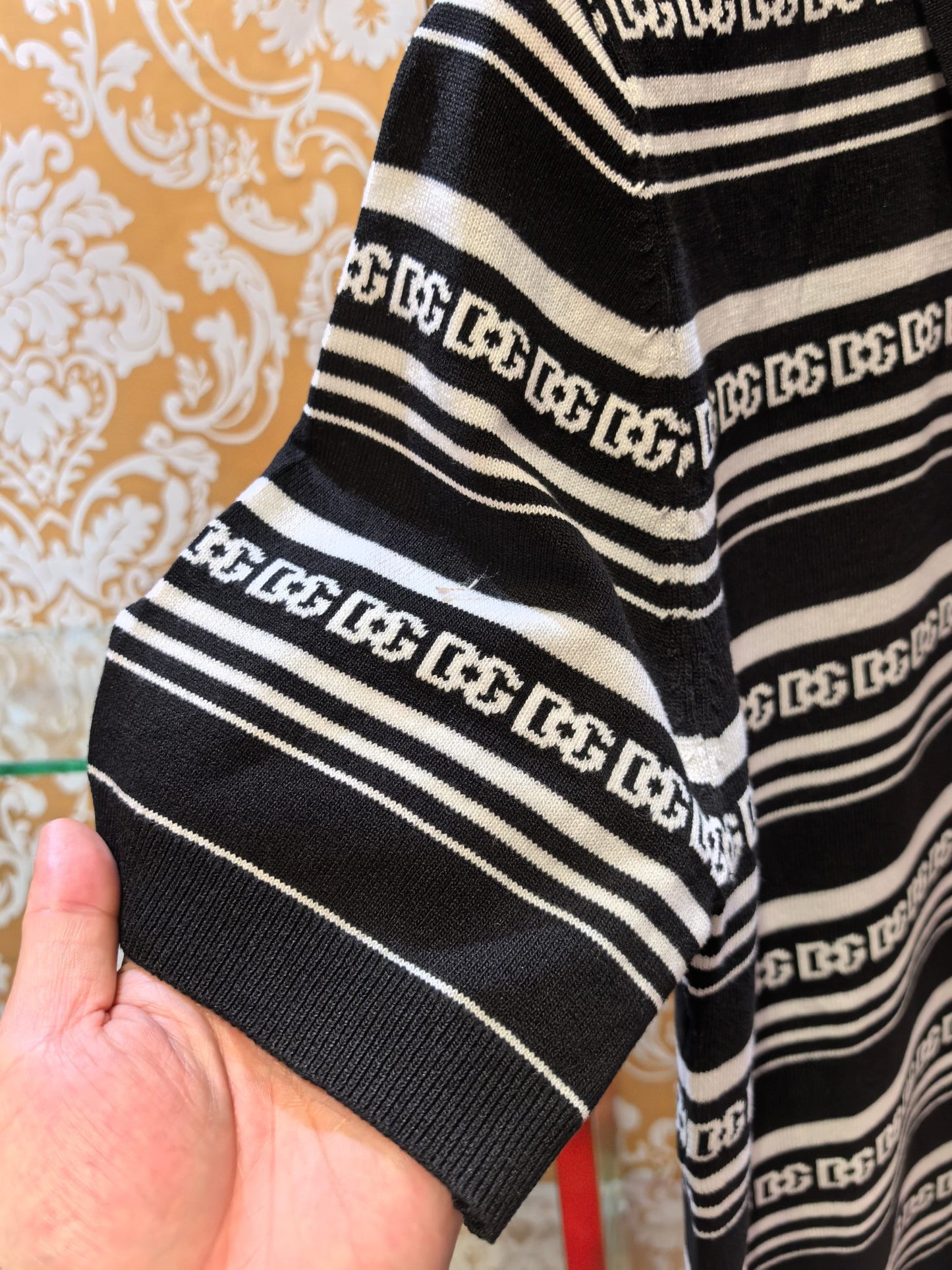 Dolce & Gabbana DG Jacquard Knit Sweater – 2026SS