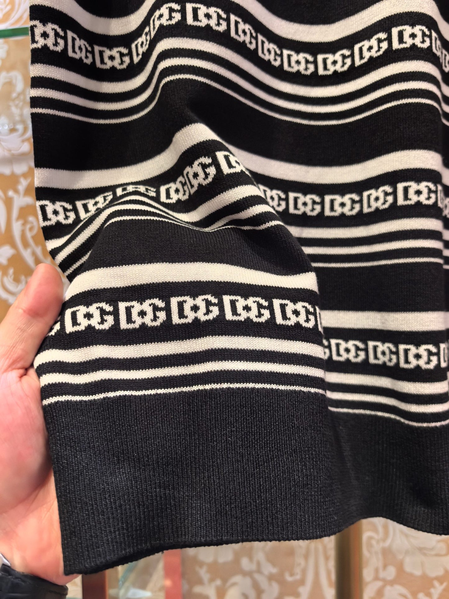 Dolce & Gabbana DG Jacquard Knit Sweater – 2026SS