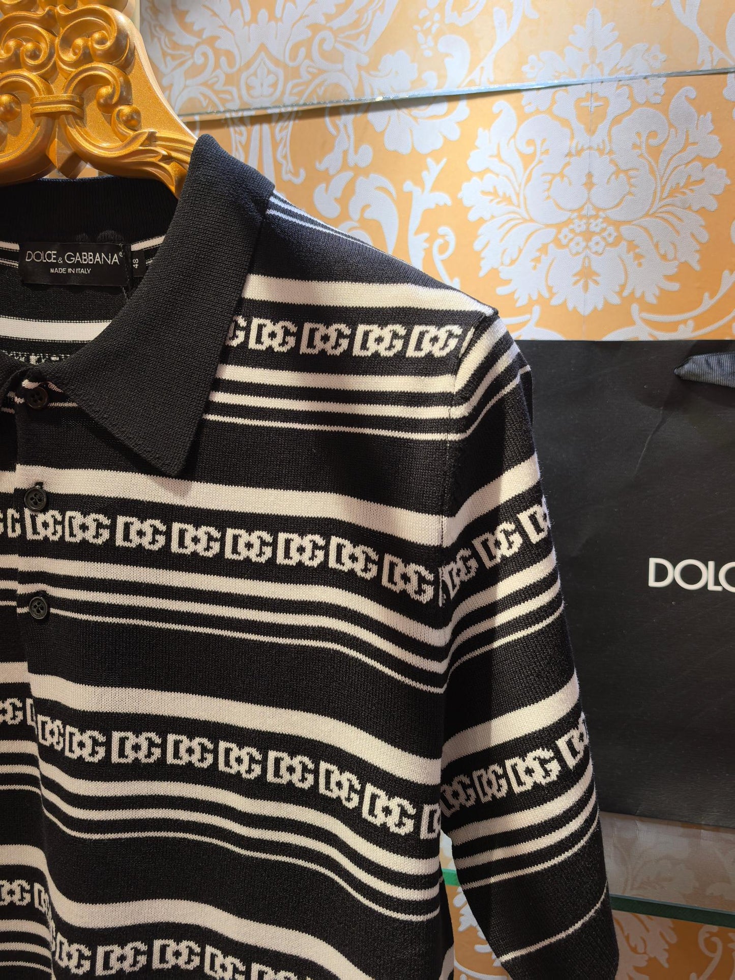 Dolce & Gabbana DG Jacquard Knit Sweater – 2026SS