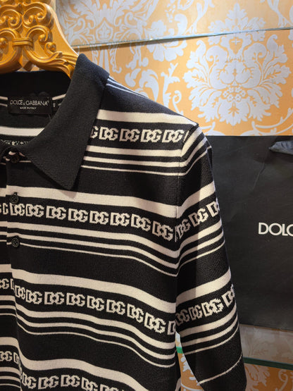 Dolce & Gabbana DG Jacquard Knit Sweater – 2026SS