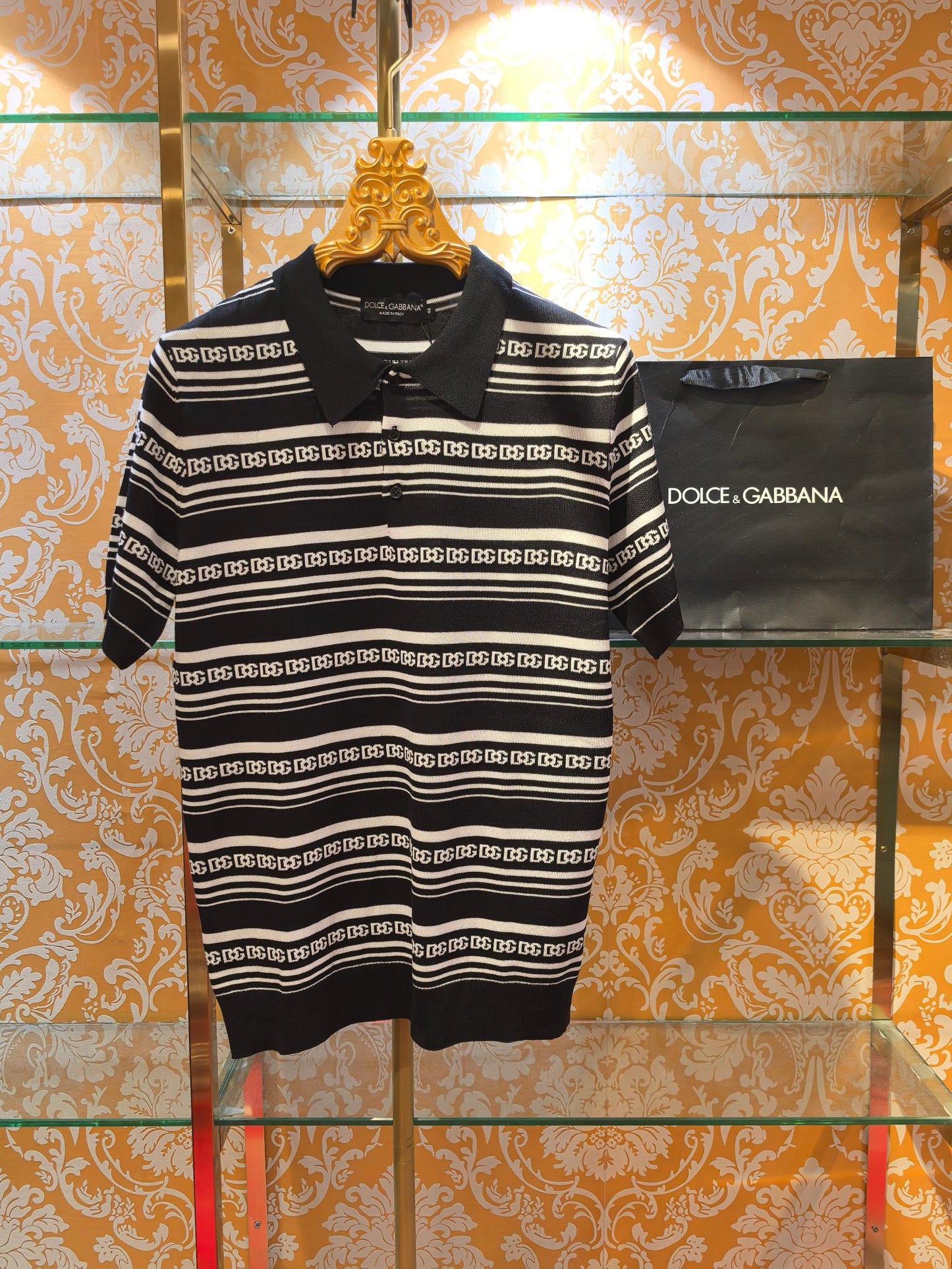 Dolce & Gabbana DG Jacquard Knit Sweater – 2026SS