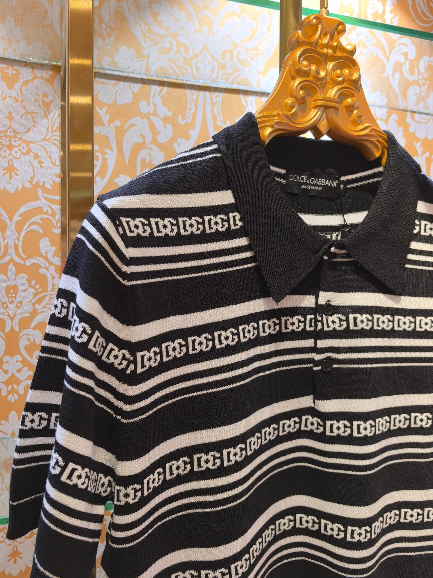 Dolce & Gabbana DG Jacquard Knit Sweater – 2026SS
