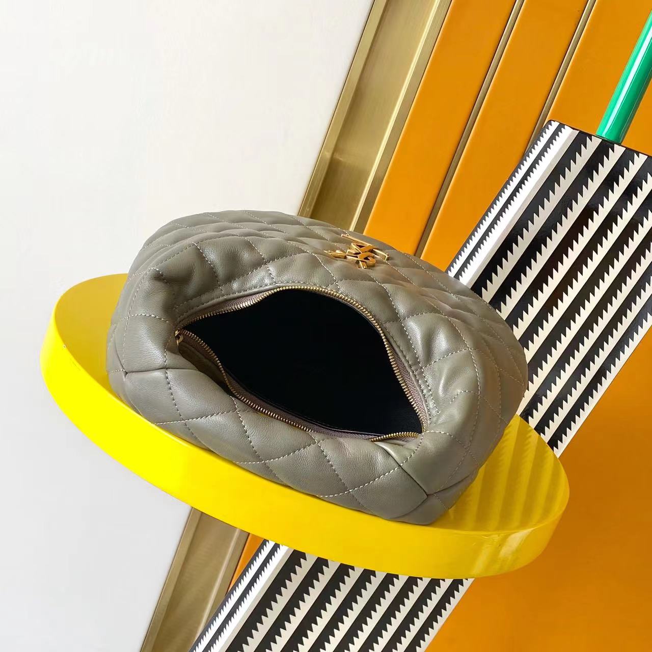 ICARE Baby Lambskin Croissant Bag